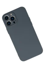 Uray store Apple iPhone 13 Pro Kılıf Nano içi Kadife Silikon - Gri - Görsel 2