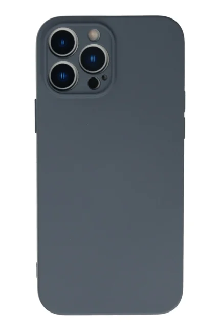Uray store Apple iPhone 13 Pro Kılıf Nano içi Kadife Silikon - Gri