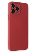 Uray store Apple iPhone 13 Pro Kılıf Nano içi Kadife Silikon - Kiremit - Görsel 2
