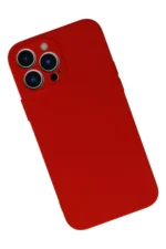 Uray store Apple iPhone 13 Pro Kılıf Nano içi Kadife Silikon - Kırmızı - Görsel 2