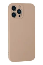 Uray store Apple iPhone 13 Pro Kılıf Nano içi Kadife Silikon - Pudra - Görsel 3