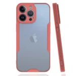 Uray store Apple iPhone 13 Pro Kılıf Platin Silikon - Pembe