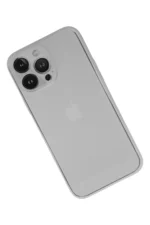 Uray store Apple iPhone 13 Pro Kılıf PP Ultra İnce Kapak - Beyaz - Görsel 2