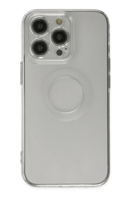 Uray store Apple iPhone 13 Pro Kılıf Santa Lens Silikon - Şeffaf