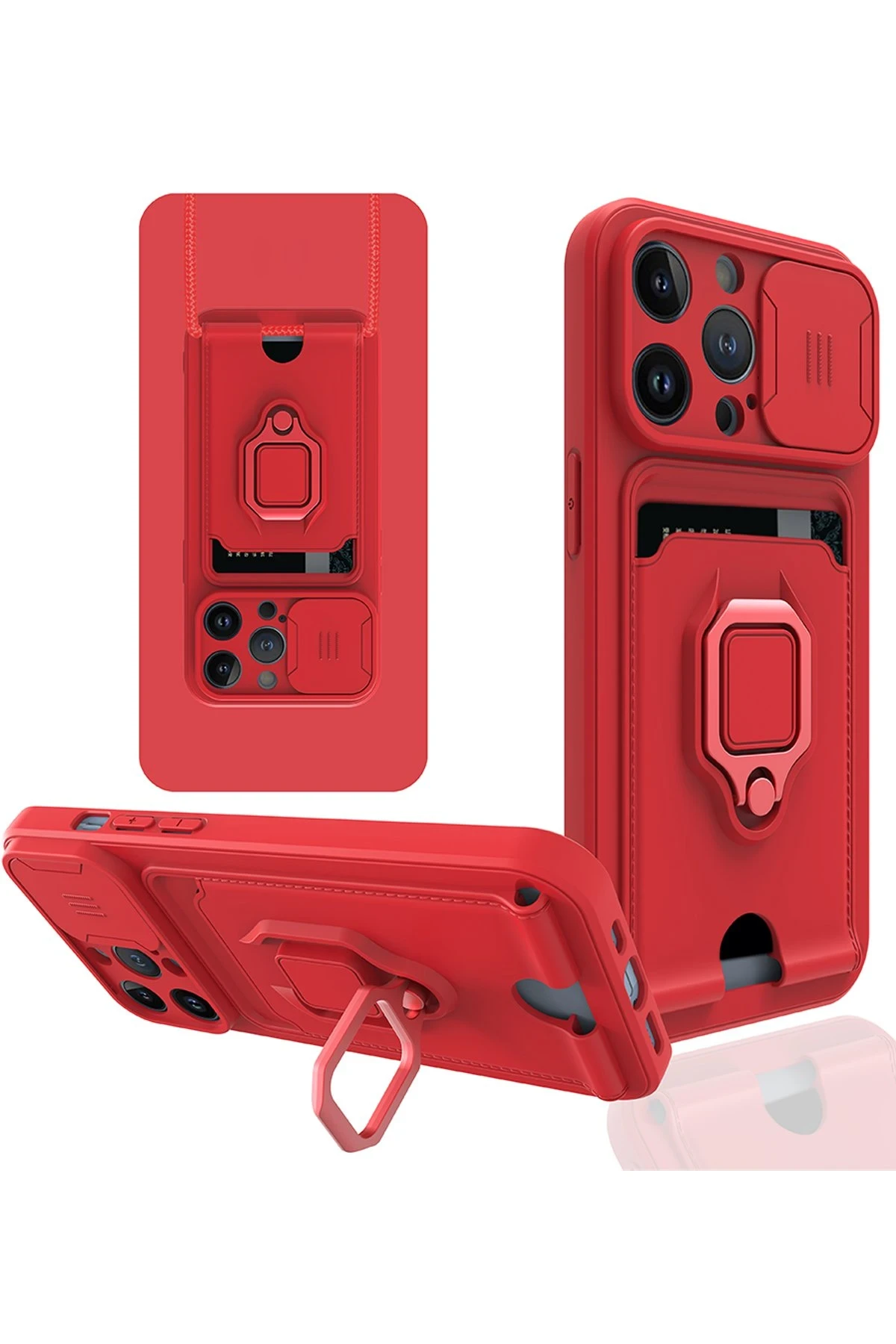 newface-iphone-13-pro-kilif-zuma-kartvizitli-yuzuklu-silikon-kirmizi-default Uray store Apple iPhone 13 Pro Kılıf Zuma Kartvizitli Yüzüklü Silikon - Kırmızı - Görsel 1
