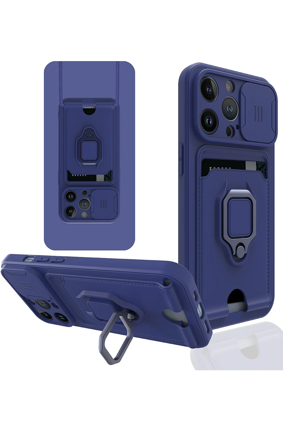 newface-iphone-13-pro-kilif-zuma-kartvizitli-yuzuklu-silikon-lacivert-default Uray store Apple iPhone 13 Pro Kılıf Zuma Kartvizitli Yüzüklü Silikon - Lacivert - Görsel 1