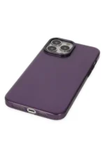 Uray store Apple iPhone 13 Pro Max Kılıf Anka PC Sert Metal Kapak - Mor - Görsel 4