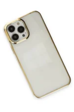 Uray store Apple iPhone 13 Pro Max Kılıf Element Silikon - Gold - Görsel 3