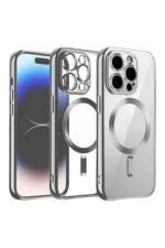 Uray store Apple iPhone 13 Pro Max Kılıf Kross Magneticsafe Kapak - Titan Gri