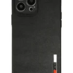 Uray store Apple iPhone 13 Pro Max Kılıf Loop Deri Silikon - Siyah