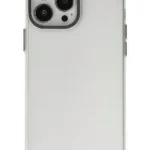 Uray store Apple iPhone 13 Pro Max Kılıf Modos Metal Kapak - Şeffaf