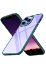 Uray store Apple iPhone 13 Pro Max Kılıf Power Silikon - Koyu Yeşil