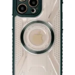 Uray store Apple iPhone 13 Pro Max Kılıf Prag Magneticsafe Kapak - Koyu Yeşil