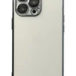 Uray store Apple iPhone 13 Pro Max Kılıf Razer Lensli Silikon - Siyah
