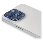 Uray store Apple iPhone 13 Pro Max Pers Alüminyum Kamera Lens - Lacivert