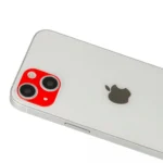 Uray store Apple iPhone 13 Rainbow Kamera Lens Koruma Cam - Kırmızı