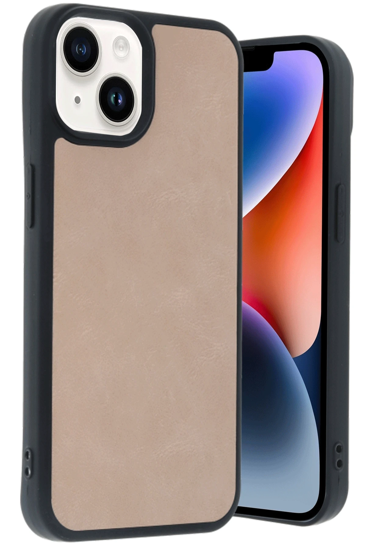 newface-iphone-14-kilif-aras-deri-kapak-pudra-default Uray store Apple iPhone 14 Kılıf Aras Deri Kapak - Pudra - Görsel 1