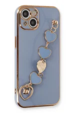 Uray store Apple iPhone 14 Kılıf Esila Silikon - Gri