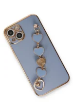 Uray store Apple iPhone 14 Kılıf Esila Silikon - Gri - Görsel 3