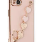 Uray store Apple iPhone 14 Kılıf Esila Silikon - Pudra