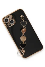 Uray store Apple iPhone 14 Kılıf Esila Silikon - Siyah - Görsel 3