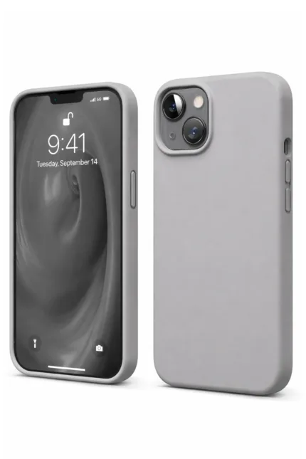 Uray store Apple iPhone 14 Kılıf First Silikon - Gri