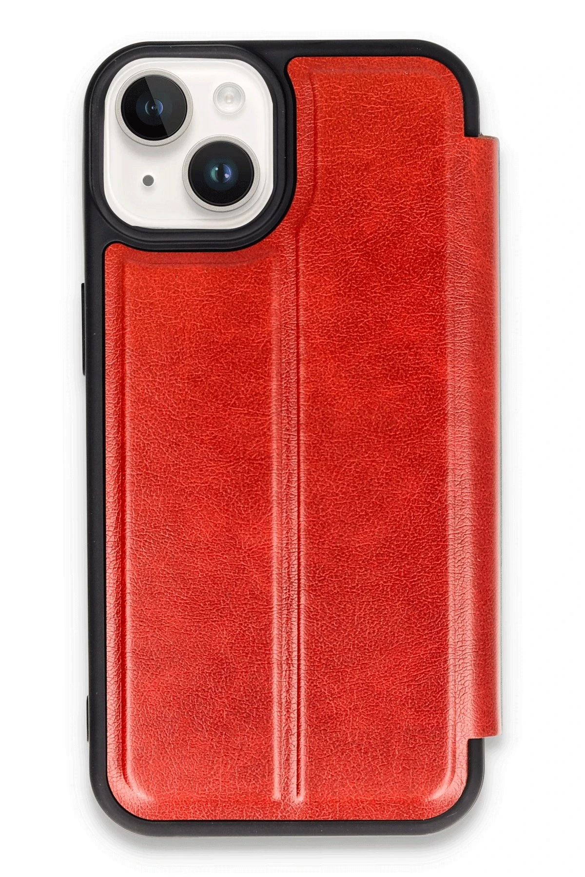 newface-iphone-14-kilif-flip-cover-kirmizi-default Uray store Apple iPhone 14 Kılıf Flip Cover - Kırmızı - Görsel 1