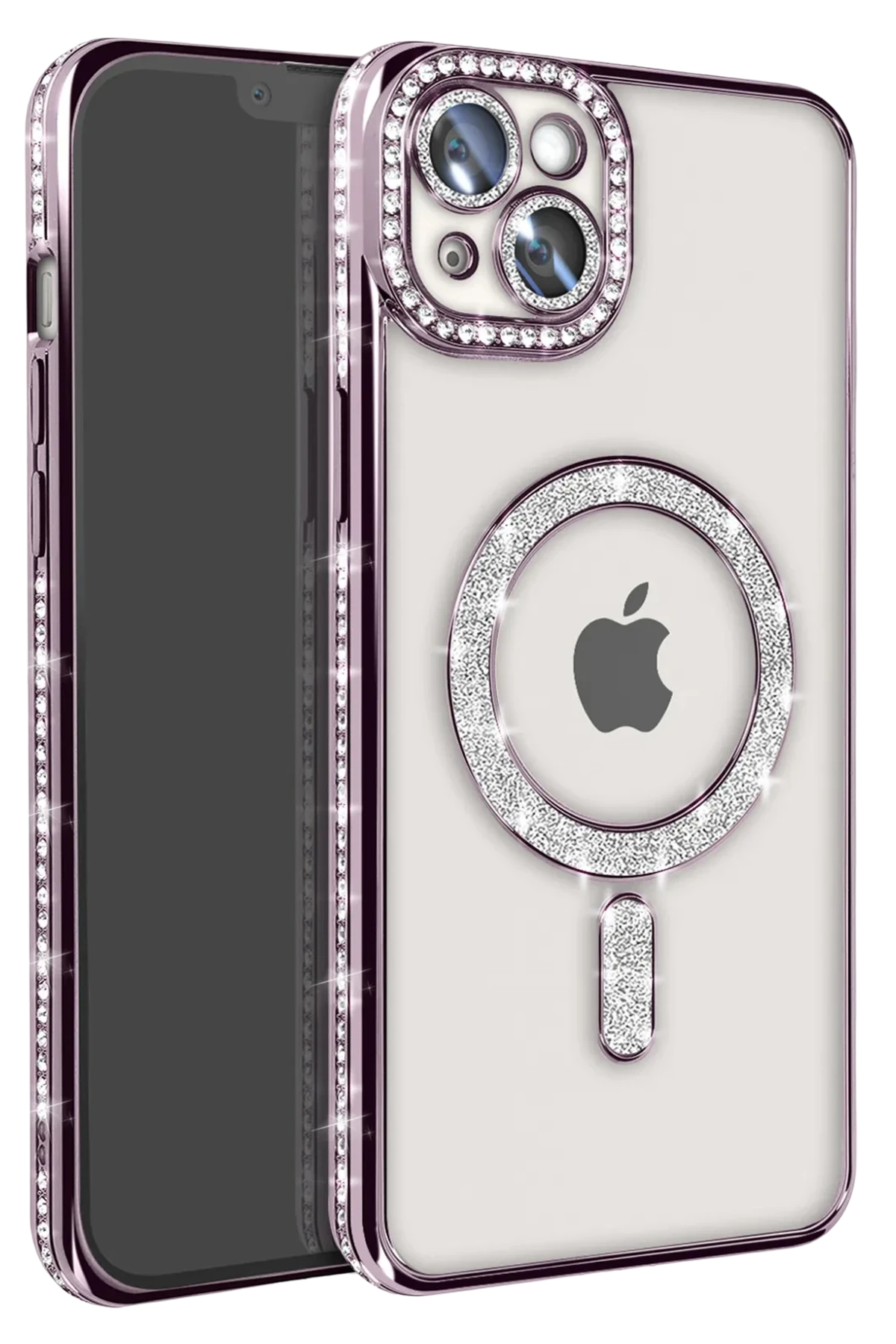 newface-iphone-14-kilif-joke-simli-magneticsafe-kilif-pembe-default Uray store Apple iPhone 14 Kılıf Joke Simli Magneticsafe Kılıf - Pembe - Görsel 1
