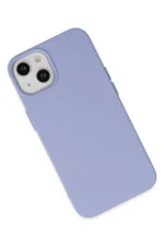 Uray store Apple iPhone 14 Kılıf Nano içi Kadife Silikon - Lila - Görsel 3
