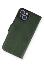 Uray store Apple iPhone 14 Kılıf Trend S Plus Kapaklı Kılıf - Yeşil - Görsel 2