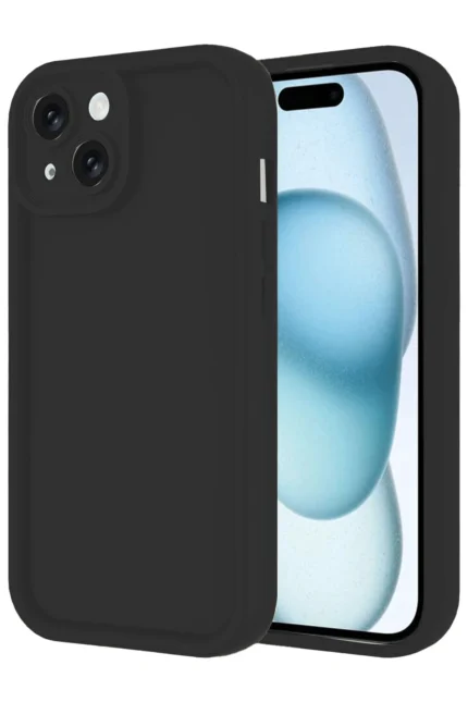 Uray store Apple iPhone 14 Kılıf Viera Silikon - Siyah