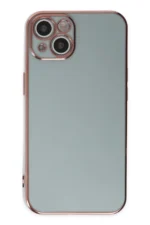 Uray store Apple iPhone 14 Kılıf Volet Silikon - Açık Yeşil - Görsel 2