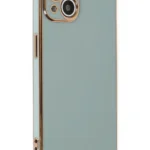 Uray store Apple iPhone 14 Kılıf Volet Silikon - Açık Yeşil