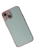 Uray store Apple iPhone 14 Kılıf Volet Silikon - Açık Yeşil - Görsel 3