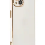 Uray store Apple iPhone 14 Kılıf Volet Silikon - Beyaz
