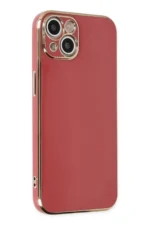 Uray store Apple iPhone 14 Kılıf Volet Silikon - Kırmızı