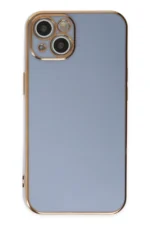 Uray store Apple iPhone 14 Kılıf Volet Silikon - Mavi - Görsel 2