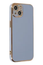 Uray store Apple iPhone 14 Kılıf Volet Silikon - Mavi