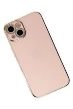 Uray store Apple iPhone 14 Kılıf Volet Silikon - Pembe - Görsel 3