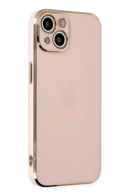 Uray store Apple iPhone 14 Kılıf Volet Silikon - Pembe