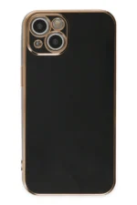 Uray store Apple iPhone 14 Kılıf Volet Silikon - Siyah - Görsel 2