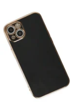 Uray store Apple iPhone 14 Kılıf Volet Silikon - Siyah - Görsel 3