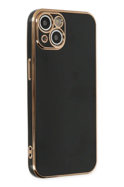 Uray store Apple iPhone 14 Kılıf Volet Silikon - Siyah