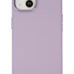 Uray store Apple iPhone 14 Plus Kılıf Asya Deri Silikon - Lila