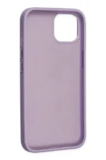 Uray store Apple iPhone 14 Plus Kılıf Asya Deri Silikon - Lila - Görsel 4