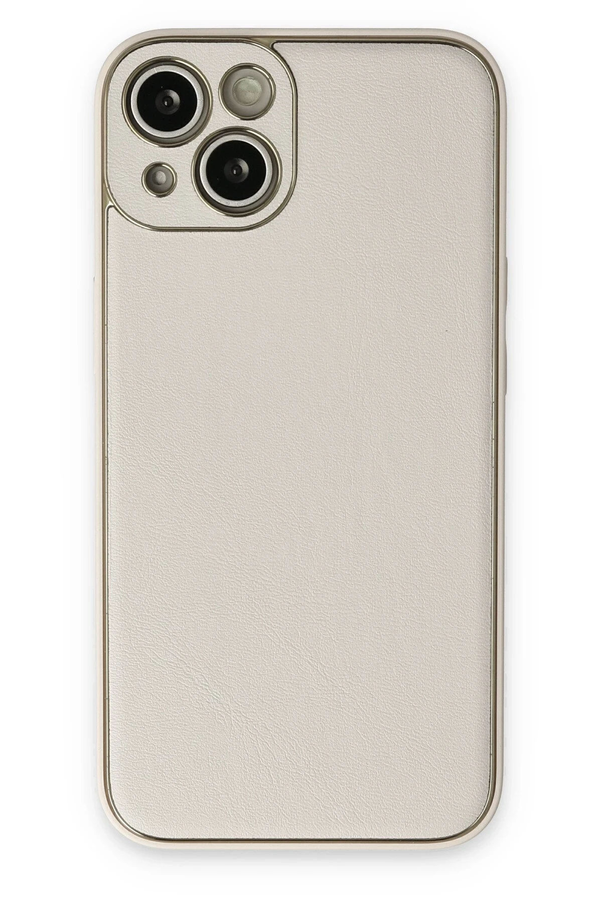 newface-iphone-14-plus-kilif-coco-deri-silikon-kapak-beyaz-default Uray store Apple iPhone 14 Plus Kılıf Coco Deri Silikon Kapak - Beyaz - Görsel 1