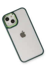 Uray store Apple iPhone 14 Plus Kılıf Dora Kapak - Haki Yeşil - Görsel 4