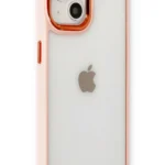Uray store Apple iPhone 14 Plus Kılıf Dora Kapak - Pudra
