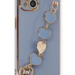 Uray store Apple iPhone 14 Plus Kılıf Esila Silikon - Gri