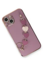 Uray store Apple iPhone 14 Plus Kılıf Esila Silikon - Mor - Görsel 2